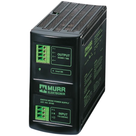 Murrelektronik MCS-B POWER SUPPLY 1-PHASE, IN: 100-265VAC OUT: 24V/10ADC 85165